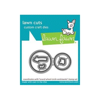 Lawn Fawn Lawn Cuts - Reveal Wheel Circle Sentiments